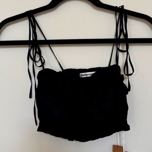 Reformation Nicky Top - 100% Silk - Size XS - NWT